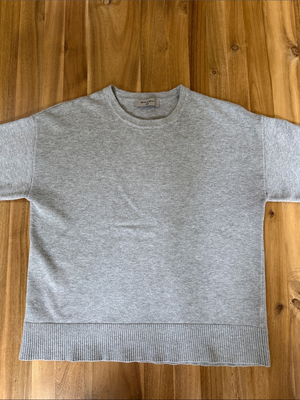 Bailey Women’s Light Gray Crewneck Sweater